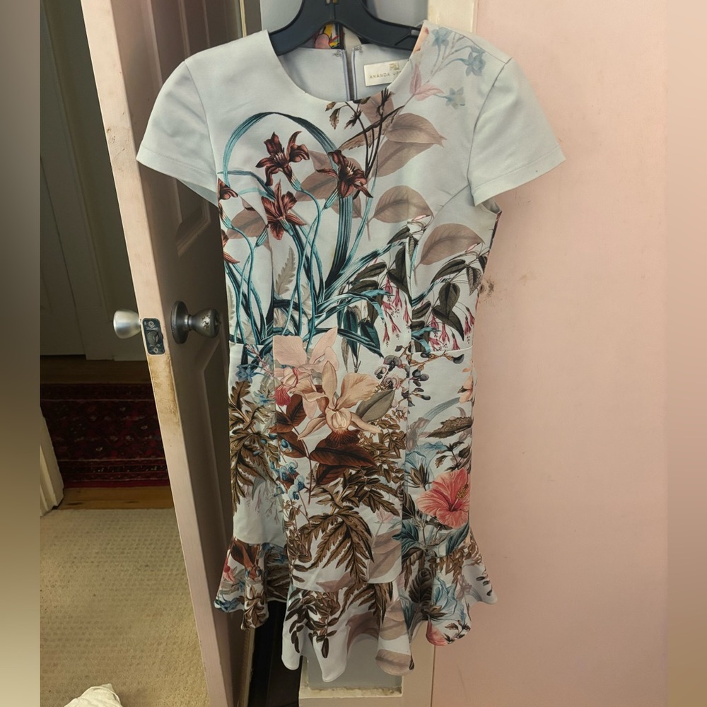 Floral Short Sleeve Dress